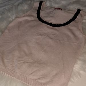 Anne Klein Scoop Knit Sleeveless Top